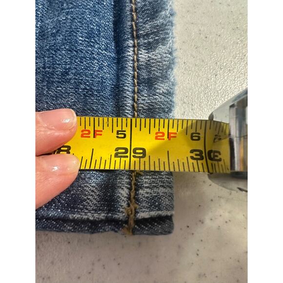 KanCan Estilo Jeans size 9/28 Distressed Denim Stretch Straight Fit Pockets B9 - Picture 7 of 7